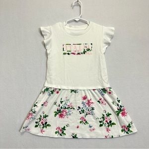 Fila Girls Dress Active Sport White Line size 120 or US Size 5T